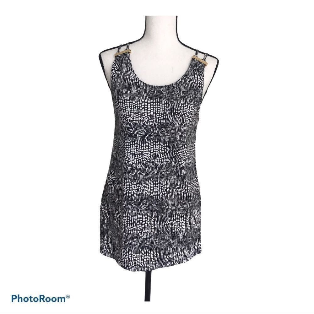 Michael Kors Black‎ and White Tank Top - Small